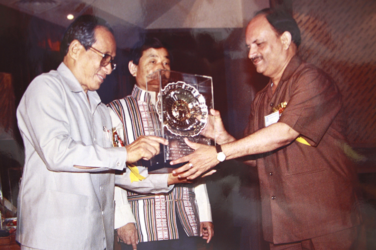 Award presented to Mr. Ranjeet Singh on 1993. Award presented to Mr. Ranjeet Singh on 1993.
